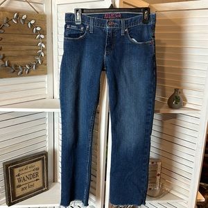 Cinch Kylie Cut Off Hem Slim Leg Jeans